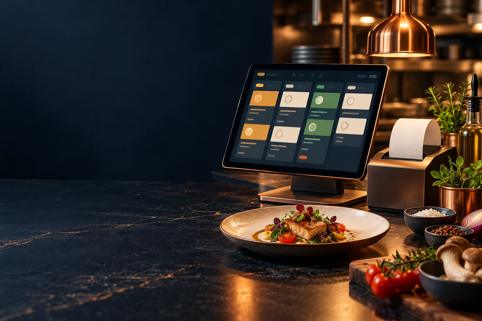 Original Restaurant POS & management software editorial concept